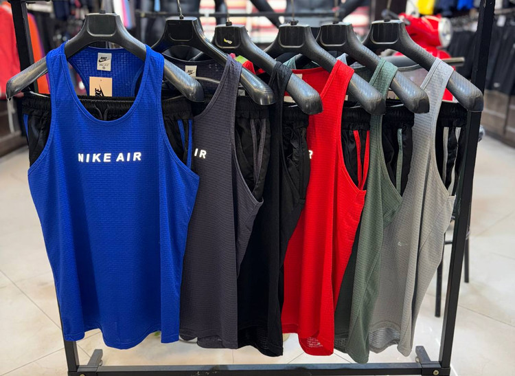 تاپ و شلوارک قهرمانی ورزشی مردانه Nike Air | رکابی ورزش